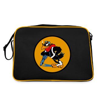 OLD CROW EXPRESS - AS2011 - Retro Bag - black/gold - Back