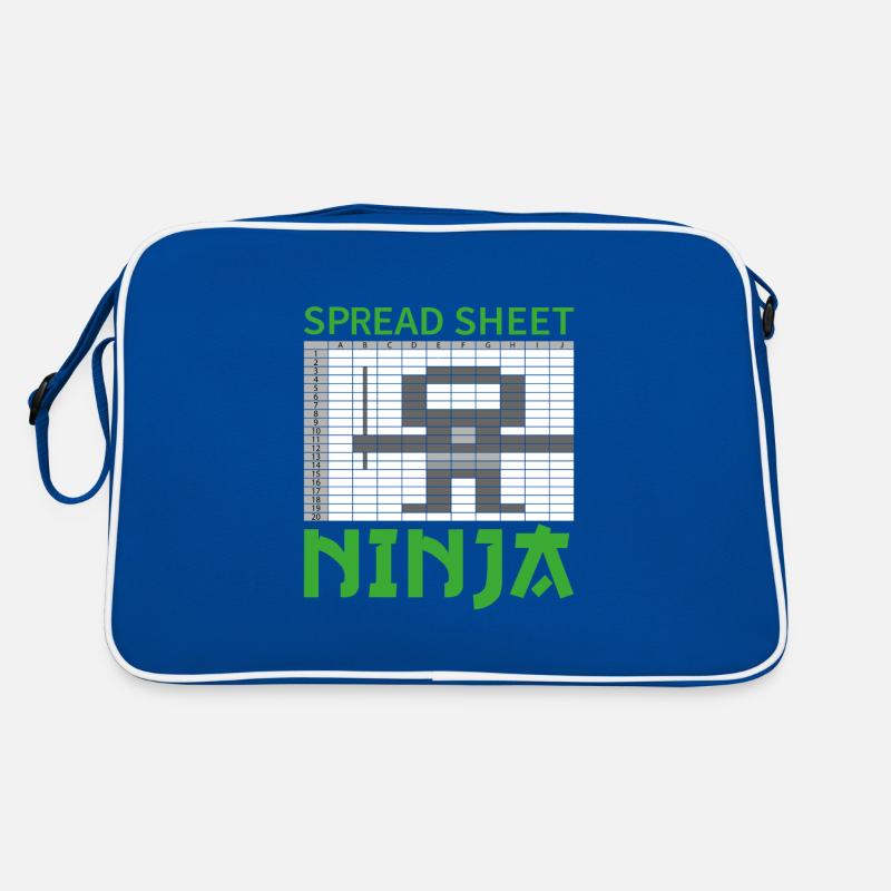 Spread sheet ninja accountant profession gift Retro Bag