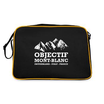 MONT BLANC - SUISSE ITALIE FRANCE - Sac Retro - noir/or - Dos