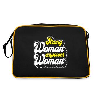 Émancipation de la femme - Sac Retro - noir/or - Dos