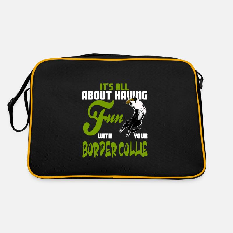 Border collie Sac Retro