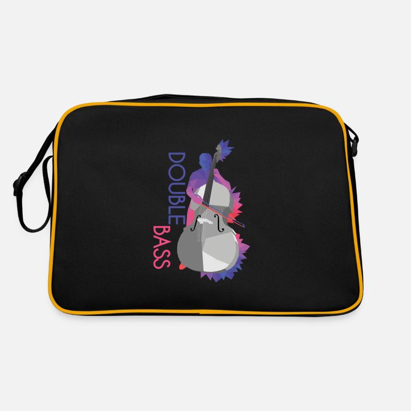 Kontrabass Retro Tasche