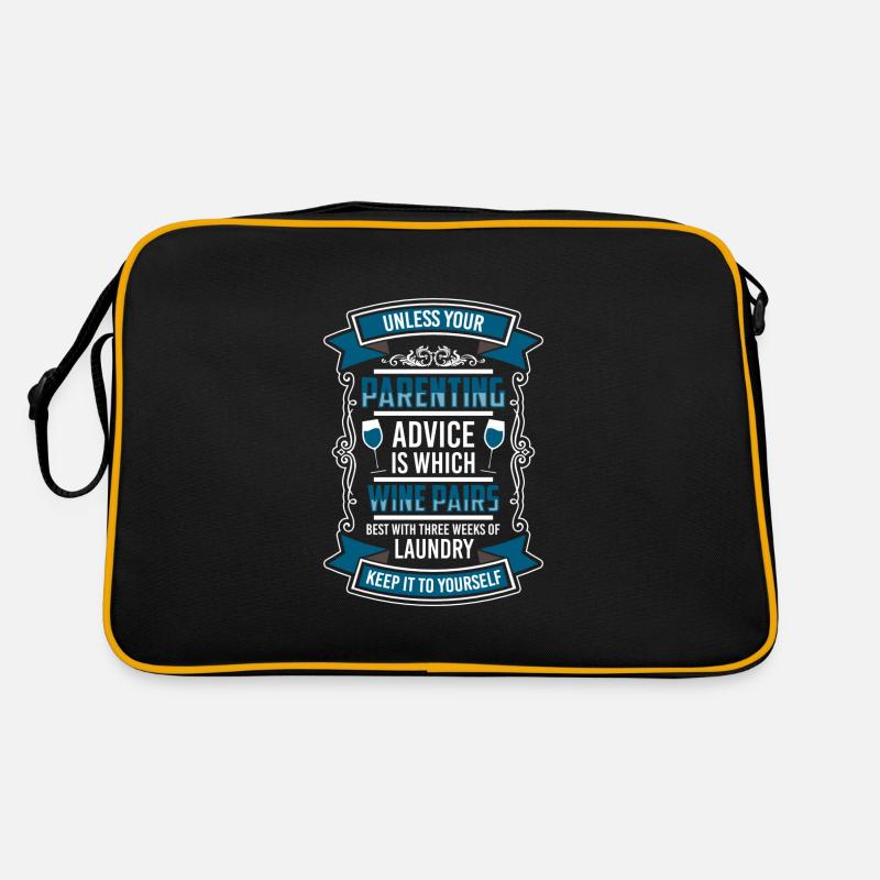 Eltern Elternschaft Retro Tasche
