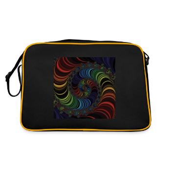 Fractal #X4 - Sac Retro - noir/or - Dos