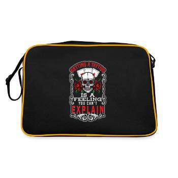 Tatoueur - Sac Retro - noir/or - Dos