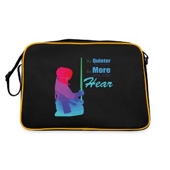 Kendo - Sac Retro - noir/or - Dos