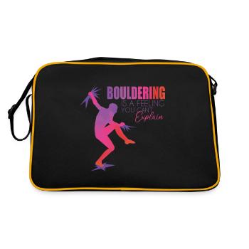 Bouldern - Sac Retro - noir/or - Dos