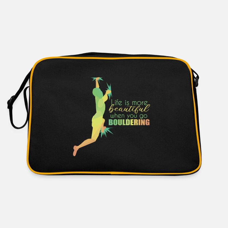 Bouldering - Retro Bag - black/gold