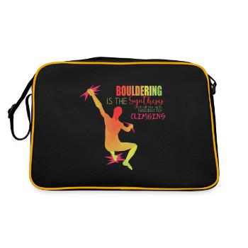 Bouldern - Sac Retro - noir/or - Dos