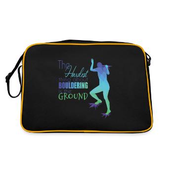 Bouldern - Sac Retro - noir/or - Dos