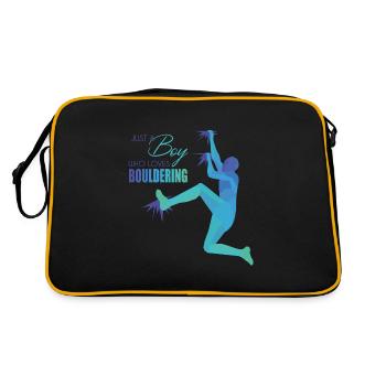 Bouldern - Sac Retro - noir/or - Dos