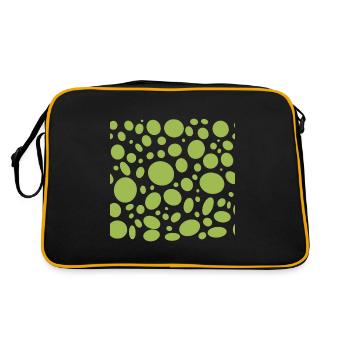 Points verts - Sac Retro - noir/or - Dos