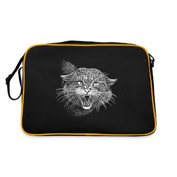 Chat sauvage chat sauvage - Sac Retro - noir/or - Dos