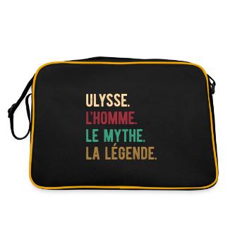 ULYSSE L'HOMME LE MYTHE LA LÉGENDE - Sac Retro - noir/or - Dos