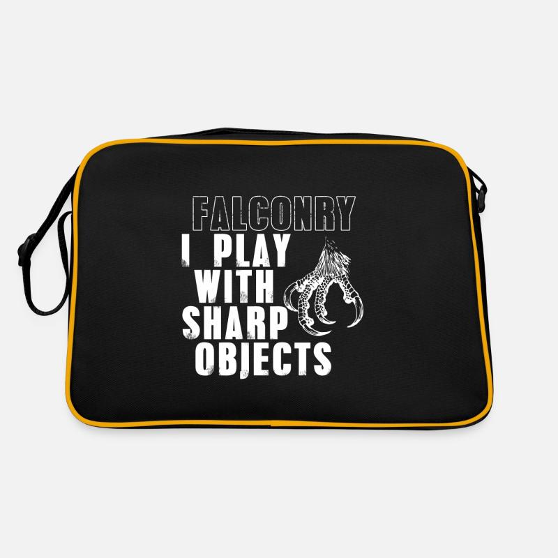 Fauconnerie - Sac Retro - noir/or