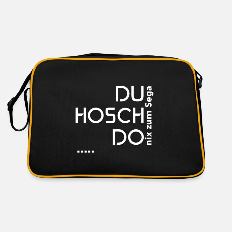 Lustiger Spruch im Vorarlberger Dialekt Geschenk Retro Tasche