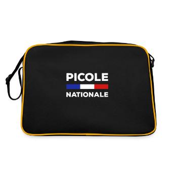 PICOLE NATIONALE - Sac Retro - noir/or - Dos
