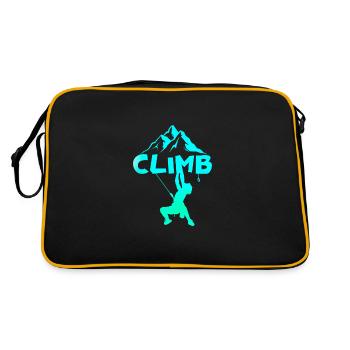Climb - Escalade grimpeuse / grimpeur - Sac Retro - noir/or - Dos