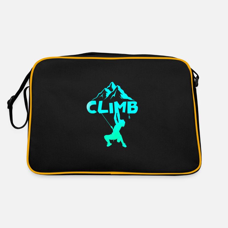 Klettern - Klettern / Kletterer Retro Tasche