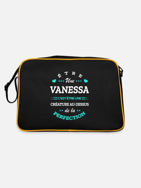 VANESSA PARFAITE - NOM VANESSA - Sac Retro - noir/or - Dos