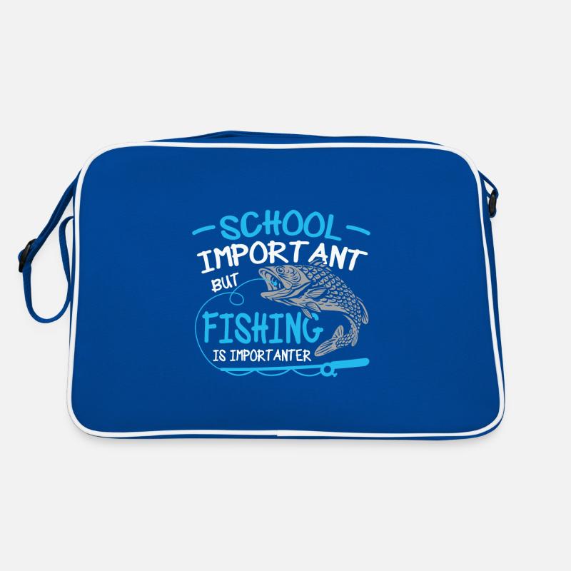Citation de pêche École Importante La pêche est importante Sac Retro