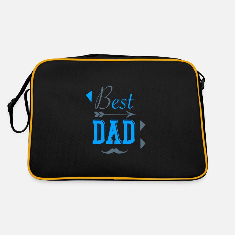 BEST DAD Vatertagsgeschenk Retro Tasche