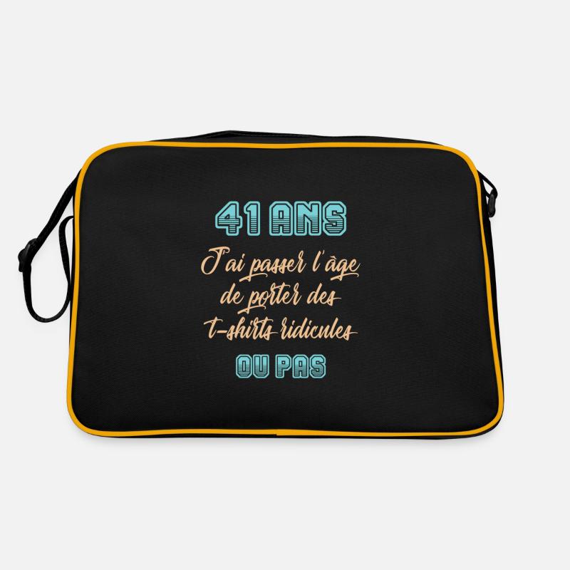 41 ans anniversaire Sac Retro
