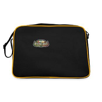 UAE Flag Travel Souvenir Sticker Badge Logo - Retro Bag - black/gold - Back