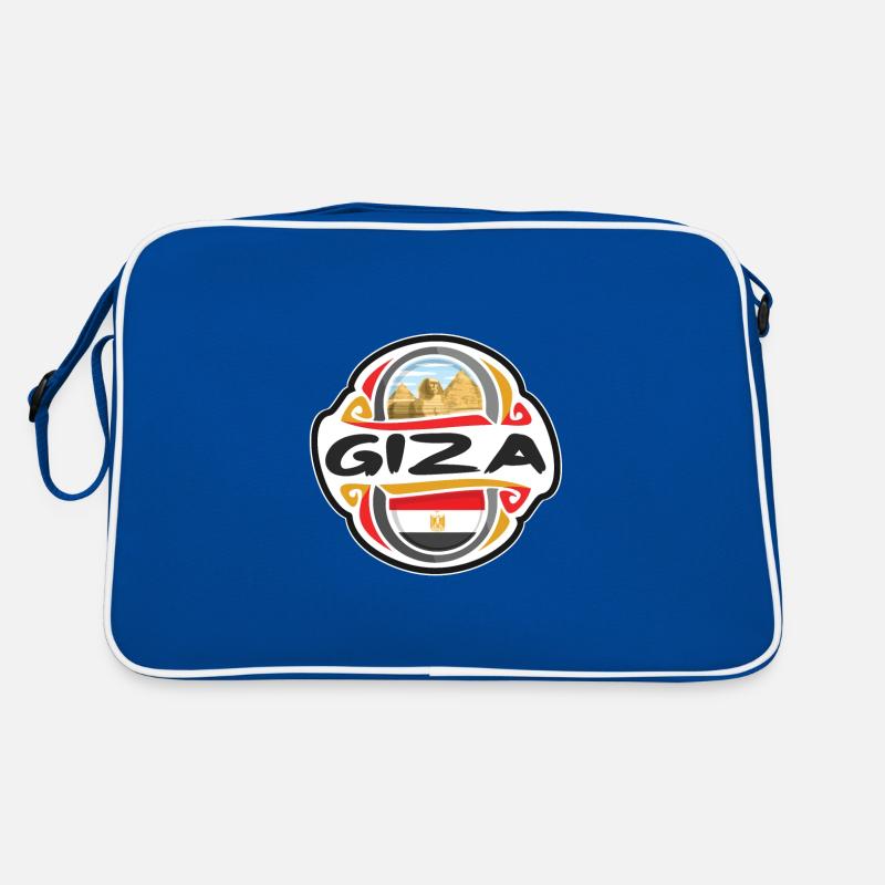 Gizeh Egypte Drapeau Badge Voyage Souvenir Timbre Sac Retro