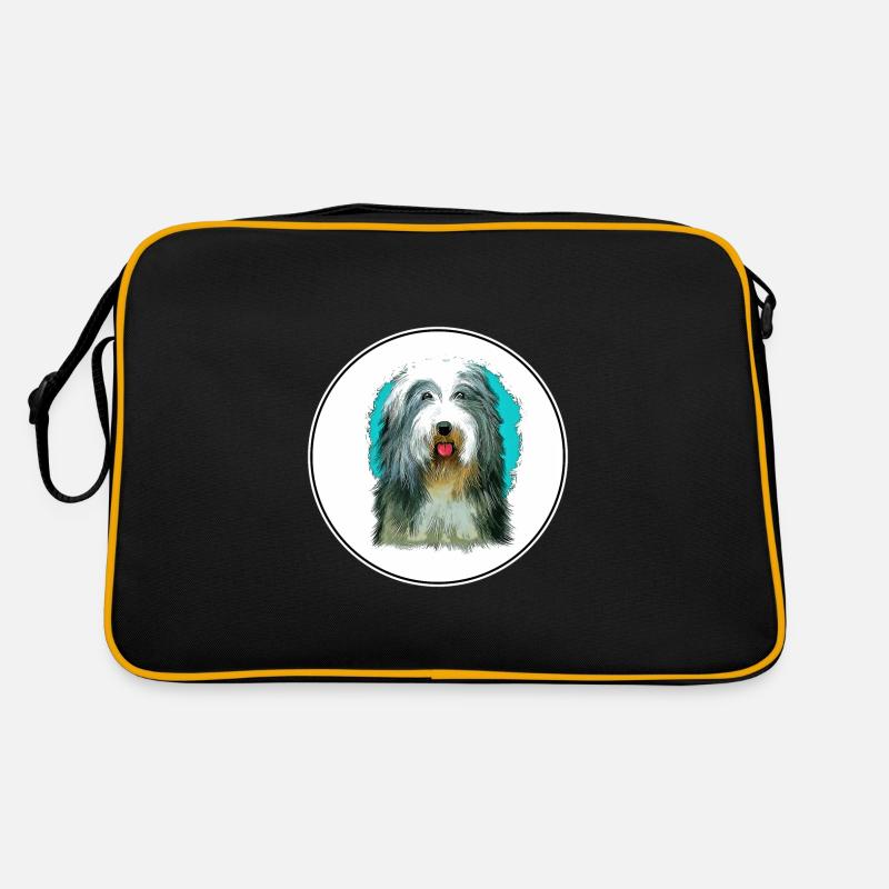 Beagle-Harrier Scent Hound Dog Sketch Illustration Sac Retro
