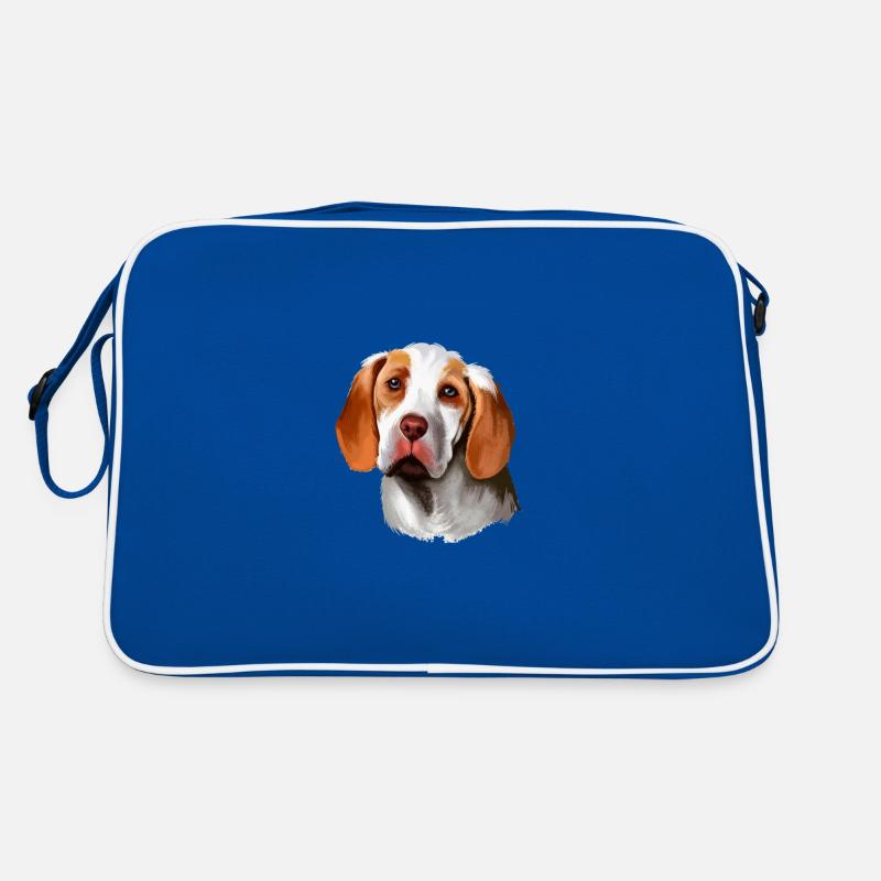 Ariege Pointer Dog Watercolor Art Illustration Retro Bag