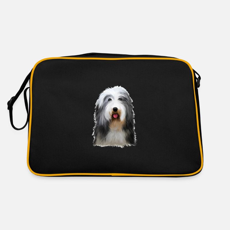 Beagle-Harrier Dufthund Hund Skizze Illustration Retro Tasche