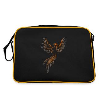 Firebird Phoenix - Retro Bag - black/gold - Back