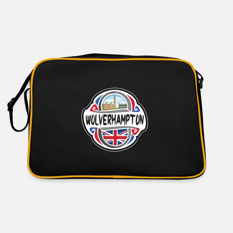 Wolverhampton Royaume-Uni Royaume-Uni Drapeau Voyage Souven Sac Retro
