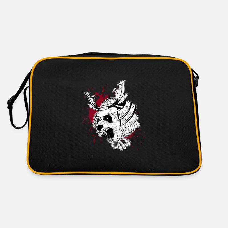 Panda Samurai trash style Retro Bag