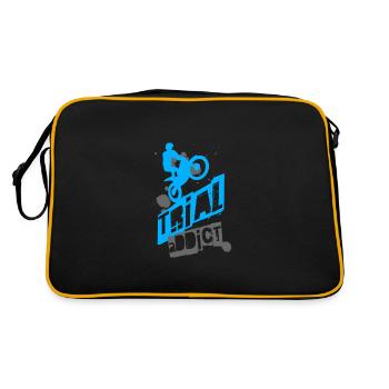 Trial addict - Retro Bag - black/gold - Back