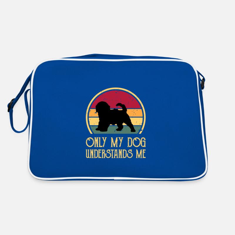 Cockapoo Dog Lover Silhouette Vintage Sunset Sac Retro