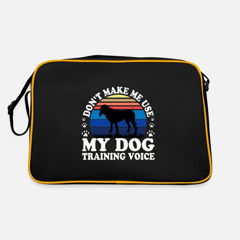 Bluetick Coonhound Dog Silhouette Rétro Coucher de soleil Sac Retro