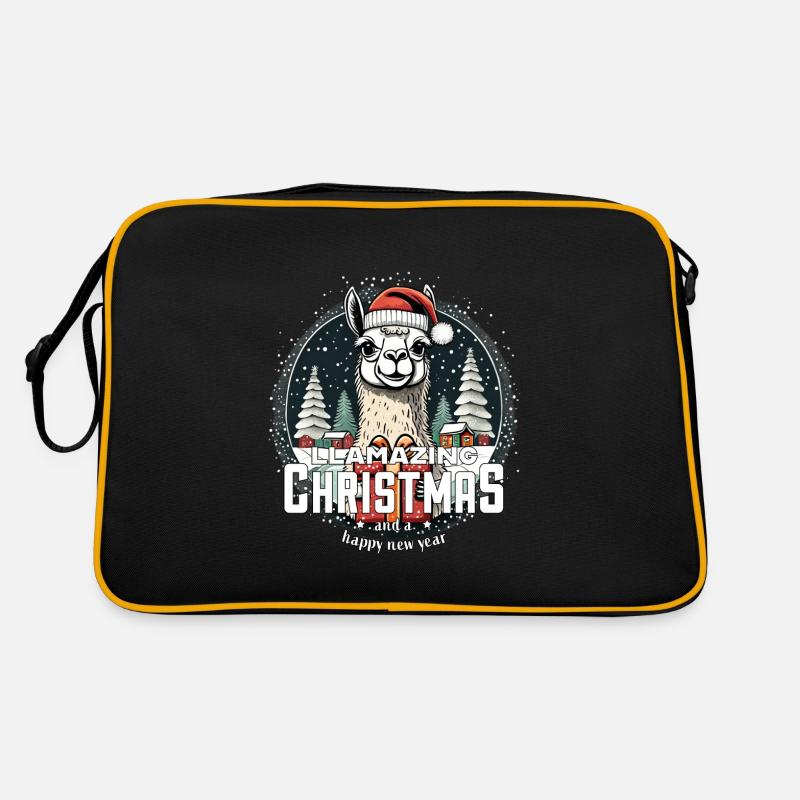 Lama de Noël llincroyable Noël Sac Retro
