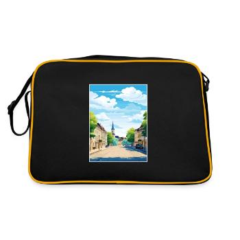 Trier Germany Vintage Travel Poster WPA Souvenir - Retro Bag - black/gold - Back