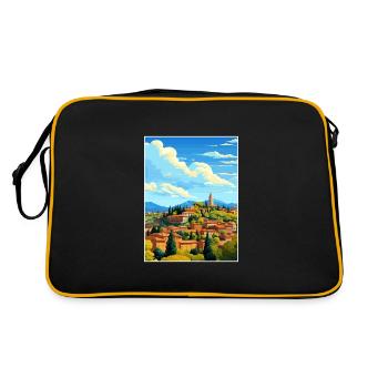 Aix En Provence France Vintage Travel Poster WPA - Retro Bag - black/gold - Back
