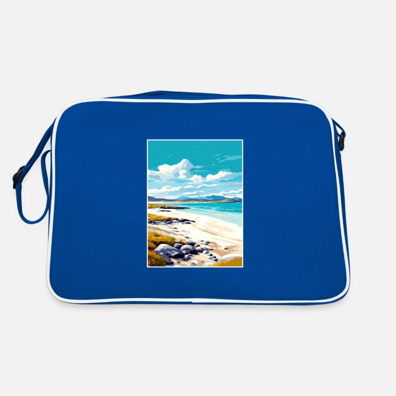 Luskentrye Beach Île De Harris Affiche De Voyage Sac Retro