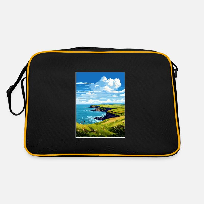 Das Lizard Peninsula Cornwall Reiseposter Retro Tasche