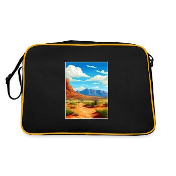 Guadalupe Mountains National Park Travel Poster - Retro Bag - black/gold - Back