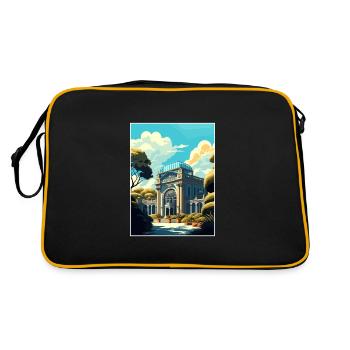 The Bronx Zoo New York State Vintage Travel Poster - Retro Bag - black/gold - Back