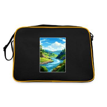 Valley Of The Giants Tree Top Walks Travel Poster - Retro Bag - black/gold - Back
