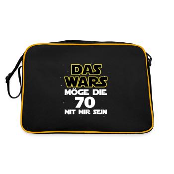 That's it - May the 70 be with me - Retro Bag - black/gold - Back