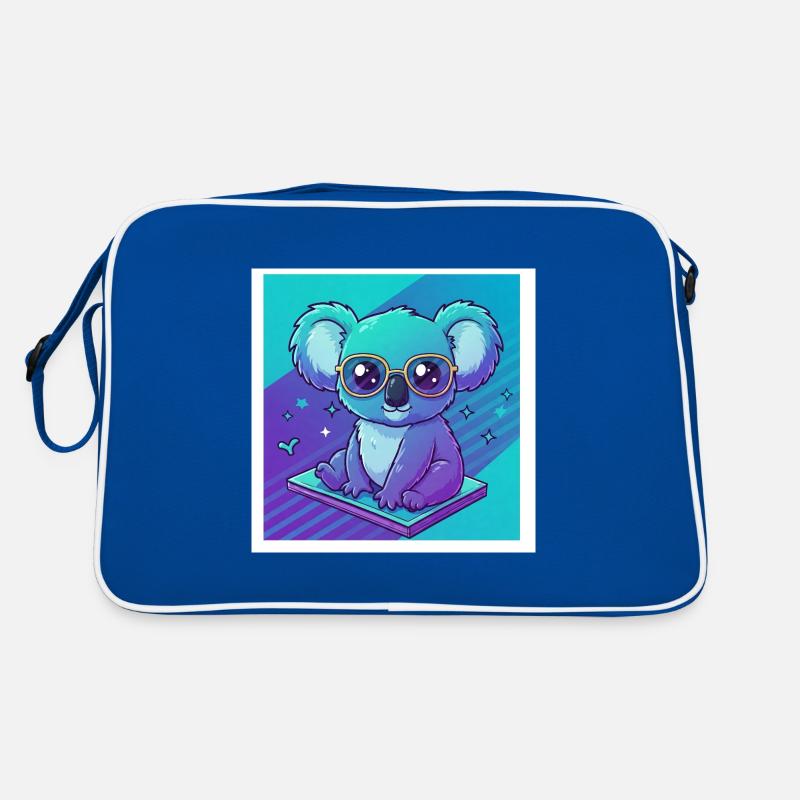 Drôle de koala avec des lunettes - 90s vibes Sac Retro