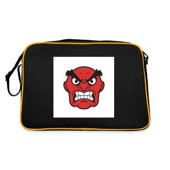 Expressive rage: A powerful display - Retro Bag - black/gold - Back