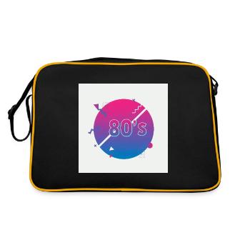 80s Vibes - Retro Revival - Retro Bag - black/gold - Back